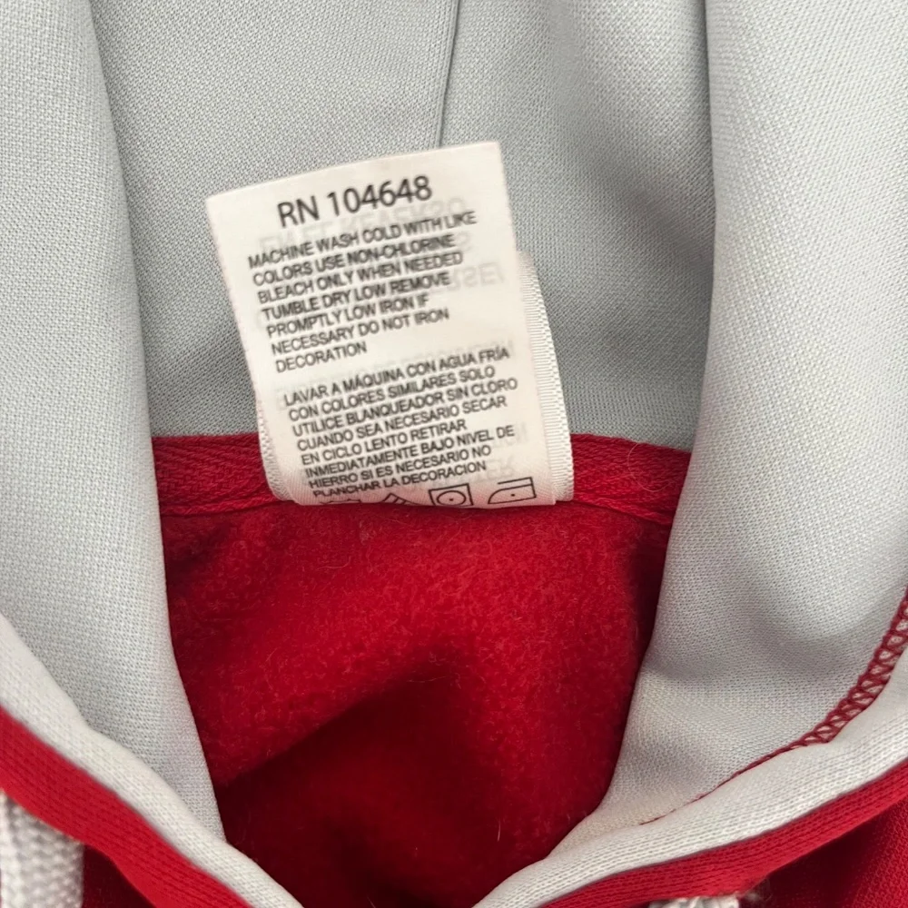 Alabama Crimson Tide‎ Mens Medium Hooded Sweatshirt Red Pockets Long Sleeve